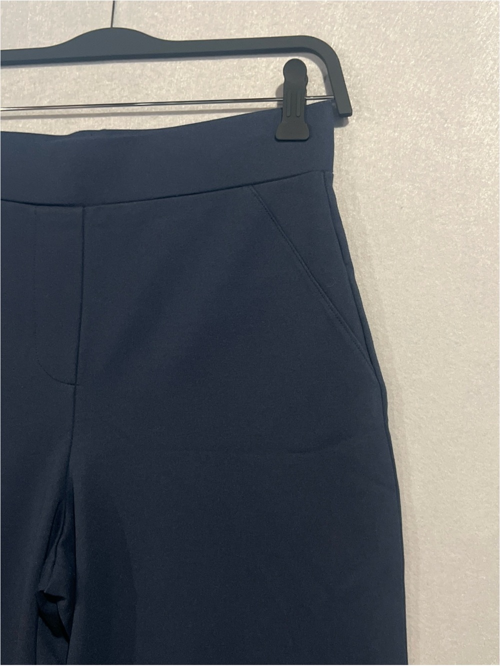 Quince Ultra-Stretch Ponte Wide Leg Pants Women’s Small Navy Blue - Picture 8 of 12